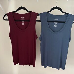 Nine West Women's Tank Tops - Blue and Deep Red